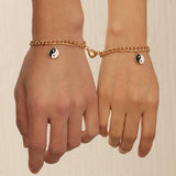 Gossip Black And White Love Magnet Bracelet – Jewelry Gift Ideas — 1