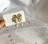 Pearl Frosted Flower Earrings Bridal Stud Earrings – Gifts for Her — 3