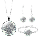 Silver Bracelet Stud Earrings Jewelry Set – Jewelry Gift Ideas — 11