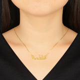 S925 Sterling Silver Arabic Name Pendant Necklace – Jewelry Gift Ideas — 3