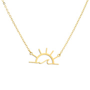Fashion Personality Sunshine Pendant Necklace – Jewelry Gift Ideas — 4