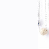 Simple Wild Volcanic Stone Round Bead Necklace – Jewelry Gift Ideas — 6