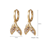 Earrings Frosted Shell Beads Solid Color – Small Gift Ideas — 3