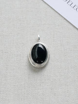 925 Silver Simple Japanese And Korean Black Agate – Jewelry Gift Ideas — 5