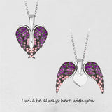 Angel Wings Heart Pendant Necklace Women – Jewelry Gift Ideas — 10