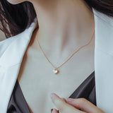Women's Simple Fashion Shell Peach Heart Necklace – Jewelry Gift Ideas — 6