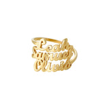 Sterling Silver Couple Name Ring Female Fashion – Stylish Gifts — 4