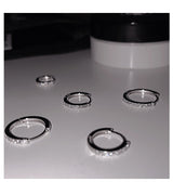999 Sterling Silver Ear Clip Gang Drill Zircon – Small Gift Ideas — 16