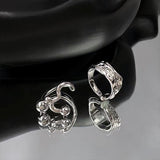 Liquid Irregular Pleated Couple Ring Female Niche – Gifts for Her — 2