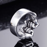 Stainless Steel Stylish Sports Fist Ring – Fitness Gifts — 3