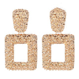 Women's geometric square metal fashion earrings – Stylish Gifts — 2