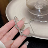 Niche Exquisite Micro Inlaid Zircon Bow Bracelet – Jewelry Gift Ideas — 2