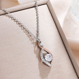 Simple Smart Necklace Two-color Electroplating – Jewelry Gift Ideas — 1