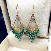 Bohemia Long Style Water Drop Crystal Earrings – Stylish Gifts — 2