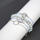 Fashion Alloy Map Little Turtle Seagull Bracelet Set – Stylish Gifts — 4
