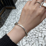 Niche Design Versatile Solid Curved Bracelet – Jewelry Gift Ideas — 4