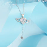 Female Romantic Angel Moves Wings Pendant – Jewelry Gift Ideas — 3