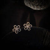Silver Needle Pearl Flower Earrings Women's Simple – Gifts for Her — 5