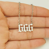 Stainless Steel Digital Choker Collarbone Chain – Thoughtful Gifts — 4