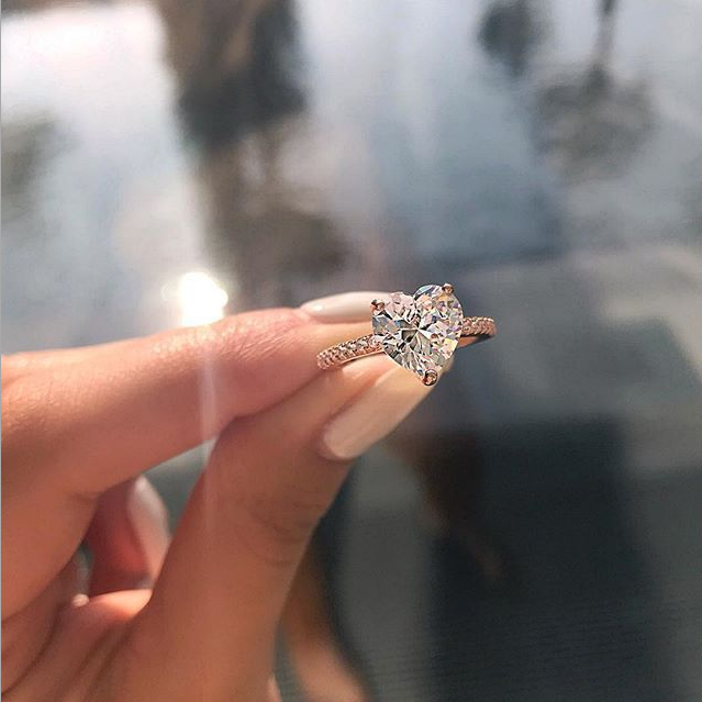 AAA zircon heart ring – Meaningful Gifts — 1