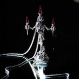 British Retro Gothic Style Dried Bone Candlestick – Jewelry Gift Ideas — 1
