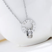 Roman numeral ring necklace – Jewelry Gift Ideas — 14