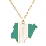 Stylish And Simple Country Map Necklace – Jewelry Gift Ideas — 1