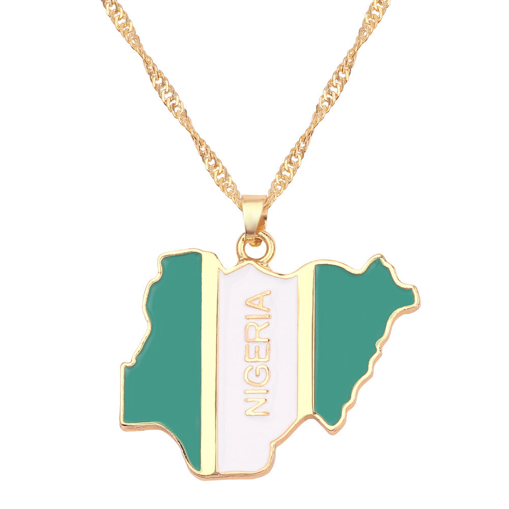 Stylish And Simple Country Map Necklace – Jewelry Gift Ideas — 1