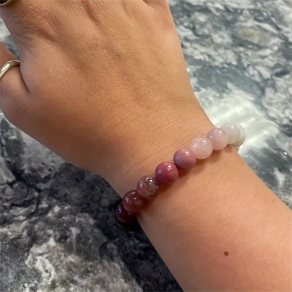 Peach Blossom Natural Stone Bracelet Female High – Jewelry Gift Ideas — 1