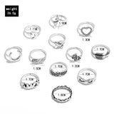 Love God Arrow Angel Wing Star Moon Cactus Ring – Gifts for Couples — 5