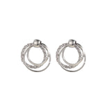 Fashion All-match Diamond Circle Ear Studs – Stylish Gifts — 5