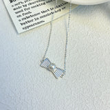 Minimalist Preppy Style Bow Tie Clavicle Chain – Stylish Gifts — 6