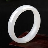 Women's Fine Material Beijing White Jade Flat – Jewelry Gift Ideas — 3