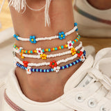 Bohemian Beach Resort Style Daisy Anklet – Stylish Gifts — 3