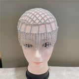 Zircon Crown Tiara Bridal Wedding New Tassel – Gifts for Couples — 1