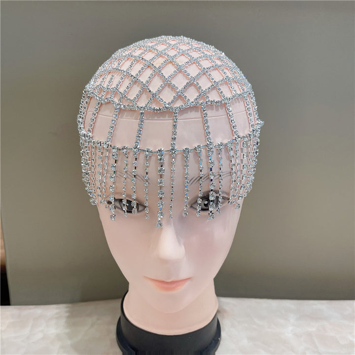 Zircon Crown Tiara Bridal Wedding New Tassel – Gifts for Couples — 1