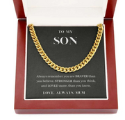 14K Cuban Chain Men's Titanium Steel Pendant – Jewelry Gift Ideas — 2