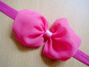 Multicolor Children's Chiffon Bow Headband – Gifts for Kids — 13