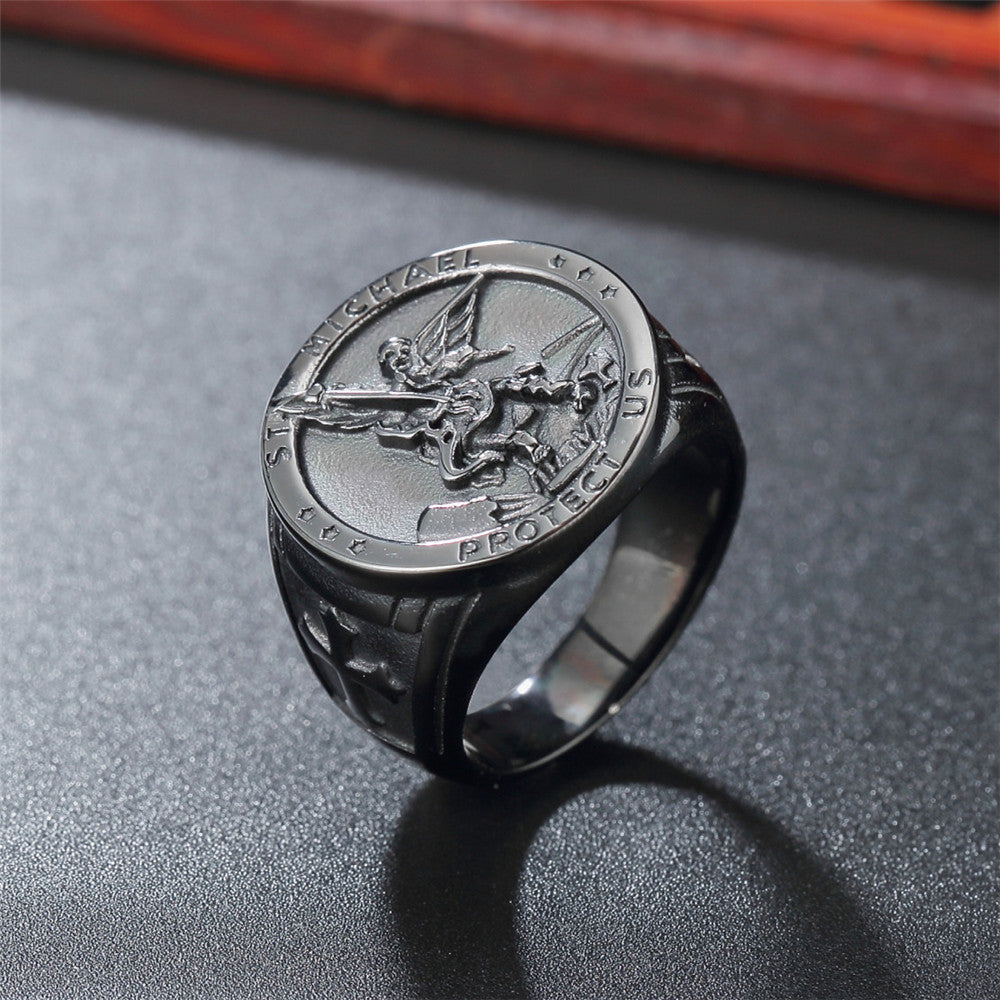 Men's Fashion Titanium Steel Ring – Stylish Gifts — 1