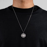 Stainless Steel Compass Circular Necklace – Jewelry Gift Ideas — 16