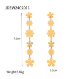 Women's 18K Gold Little Daisy Earrings – Gifts for Her — 3