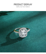 Women's S925 Sterling Silver Princess Ring – Gifts for Her — 9