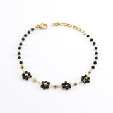 Color Crystal Flowers Stainless Steel Bracelet – Jewelry Gift Ideas — 6