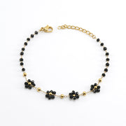 Color Crystal Flowers Stainless Steel Bracelet – Jewelry Gift Ideas — 6