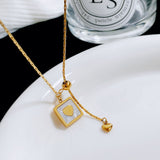 Light Luxury White Shell Love Titanium Steel – Jewelry Gift Ideas — 10