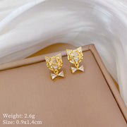 Necklace Light Luxury Full Diamond Bow Cat – Jewelry Gift Ideas — 5