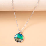 Classic Universe Starry Mountains Necklace Art – Jewelry Gift Ideas — 3