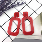 Acrylic Large Ring Fashion Earrings – Stylish Gifts — 2