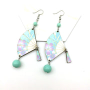 Hefeng Series Personalized Wood Fan Earrings – Birthday Gifts — 6
