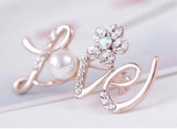Jewelry Flower Love Brooch Inlaid With Diamond – Jewelry Gift Ideas — 6